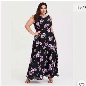 Torrid Georgette Long Maxi Dress